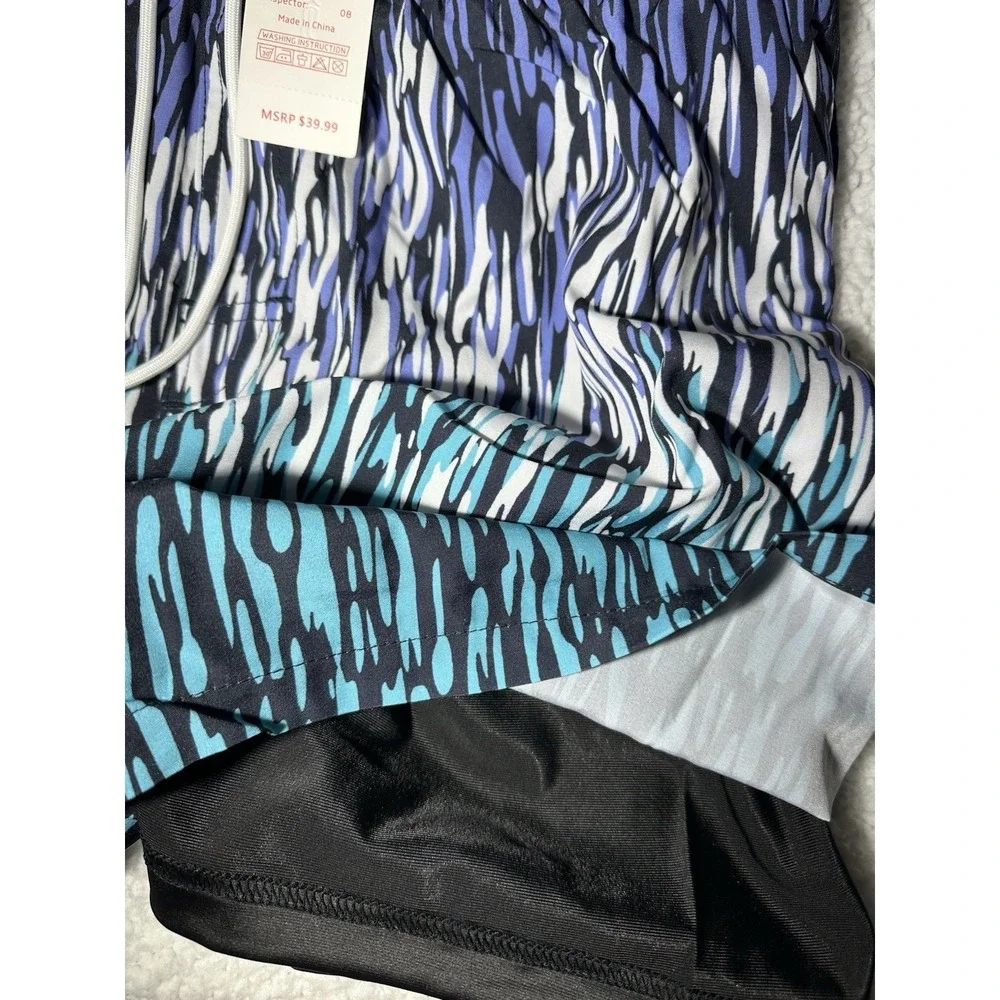 Men's Swim Trunks w/ Compression Summer‎ Vacation Quick Dry Medium 34